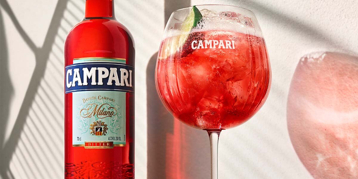 Lot de 6 verres Campari