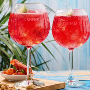 Lot de 6 verres Campari