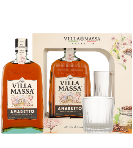 Coffret Villa Massa Amaretto - 70cl - 30°