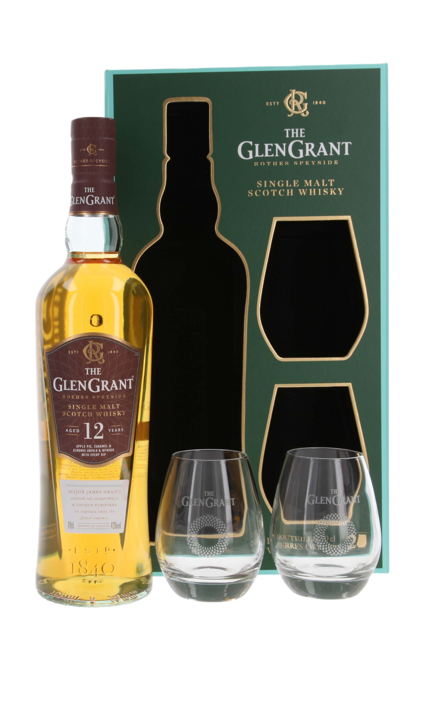 Coffret The GlenGrant 12 ans - 70cl - 43°