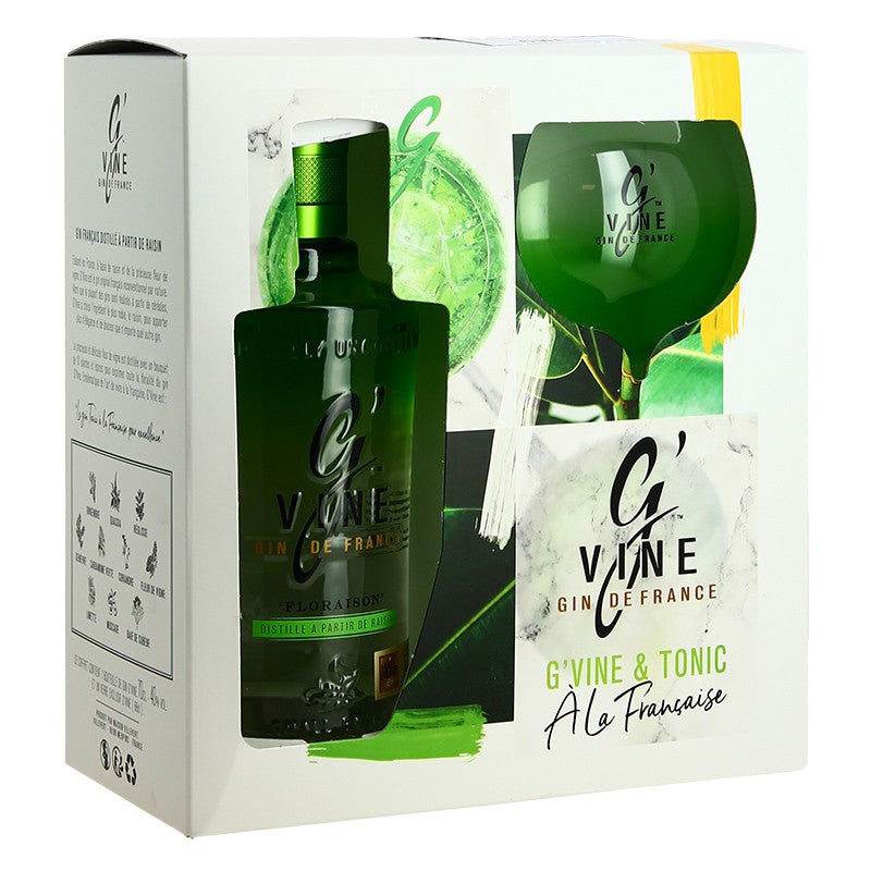Coffret G'Vine Floraison Gin et son verre - 70cl - 40°