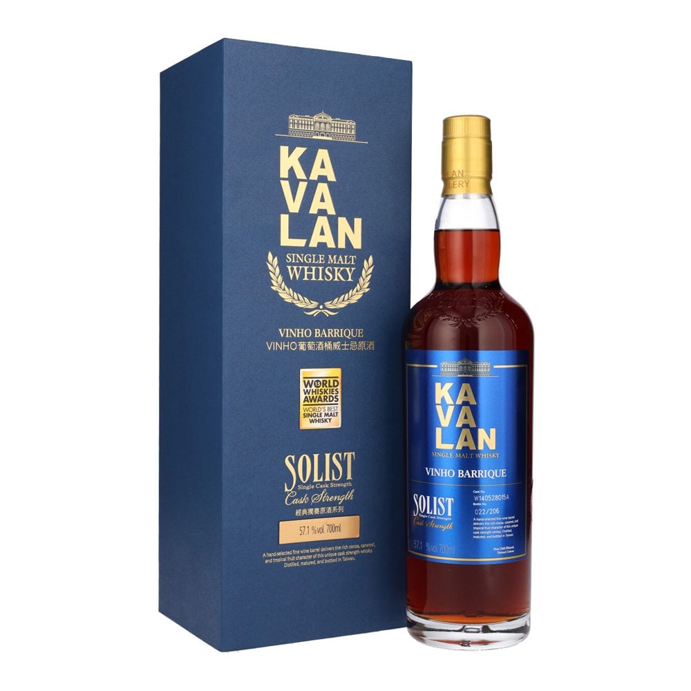 Kavalan Vinho Barrique Solist Cask Strength - 70cl - 57,1°