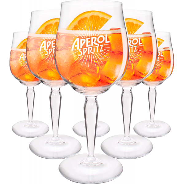Lot de 6 verres Aperol Spritz