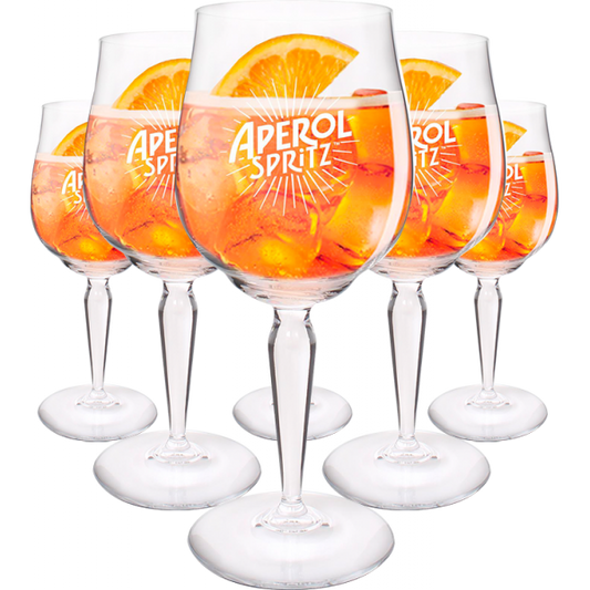 Lot de 6 verres Aperol Spritz