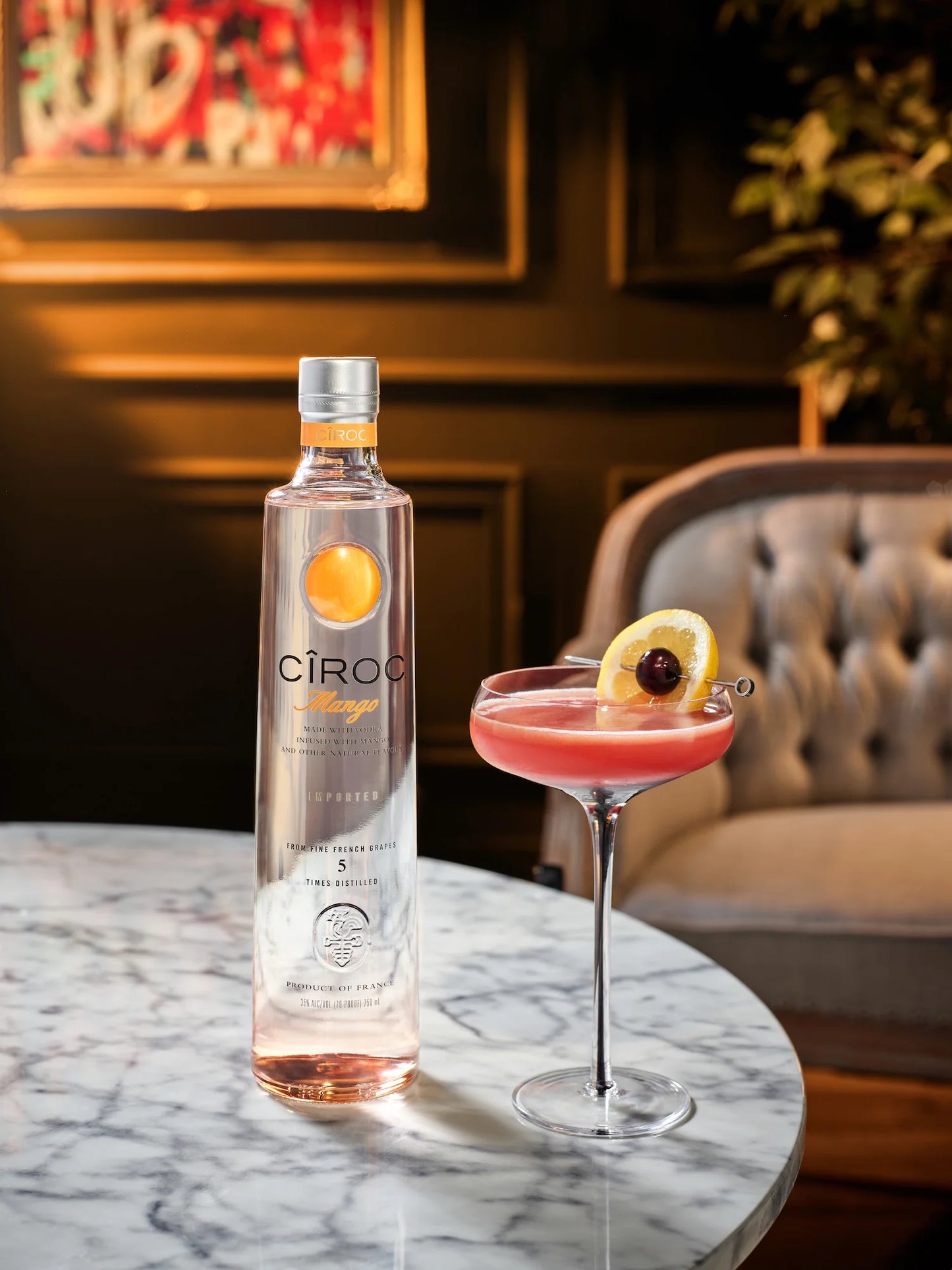 Vip-drink Vodka Ciroc Mango France