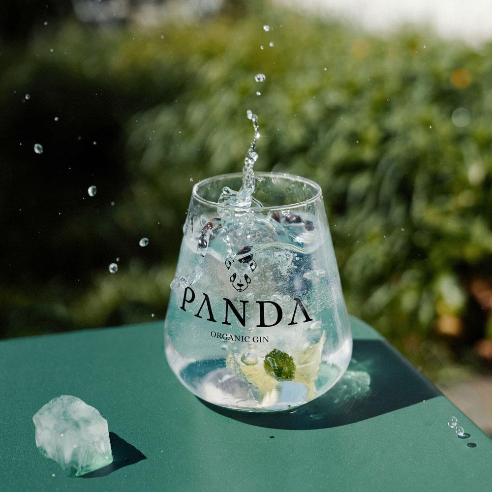 Panda Bio Gin et son verre - 70cl - 40°