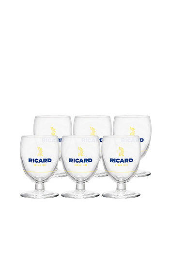 Lot de 6 verres Ricard