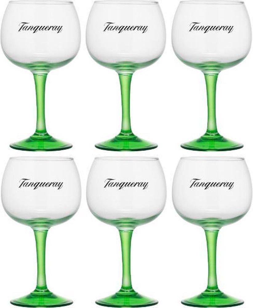Lot de 6 verres Tanqueray