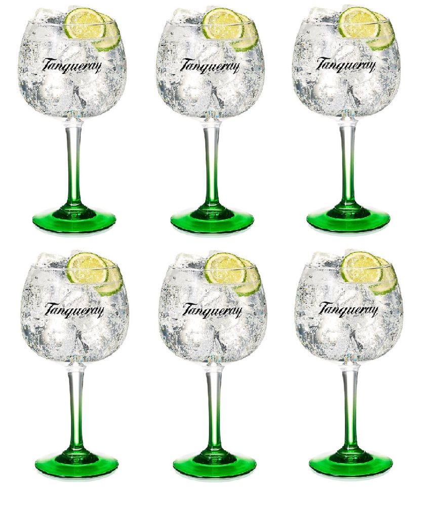 Lot de 6 verres Tanqueray