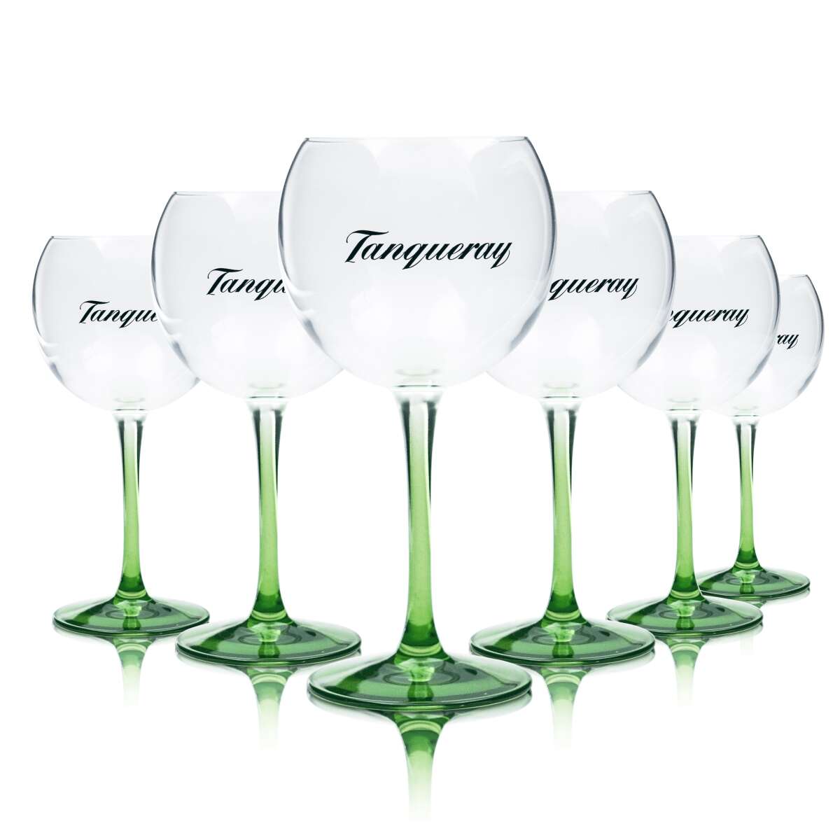 Tanqueray London Dry Gin - 1L - 43,1° et 6 Verres