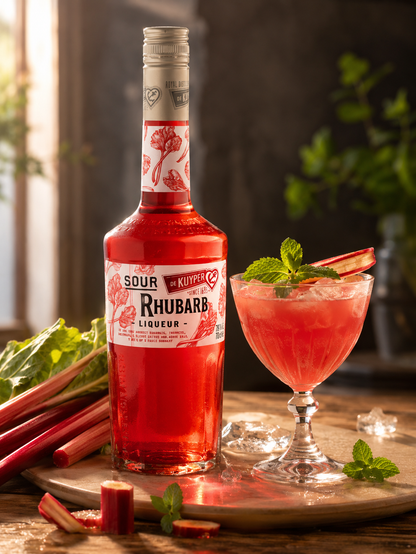 De Kuyper Sour Rhubarb Liqueur - 70cl - 15°