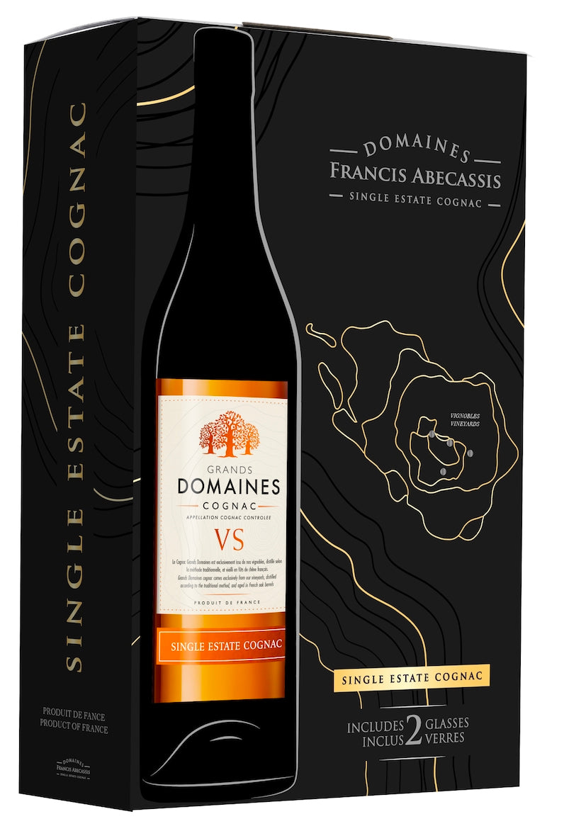 Coffret Cognac Grands Domaines VS France Vip-drink.com