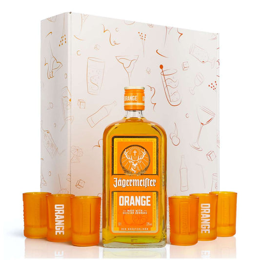 Jägermeister Orange 70cl - 33° et 6 Shots 2cl