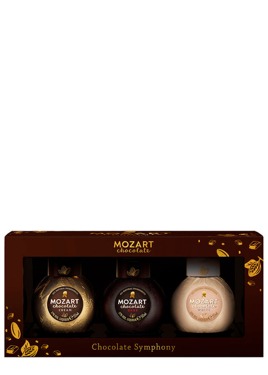 Coffret Mozart Chocolat - 3 x 50ml - 17° et 15°