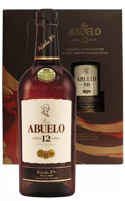 Coffret Abuelo 12 ans 70cl - 40° & Abuelo 12 ans Two Oaks - 20cl - 40°