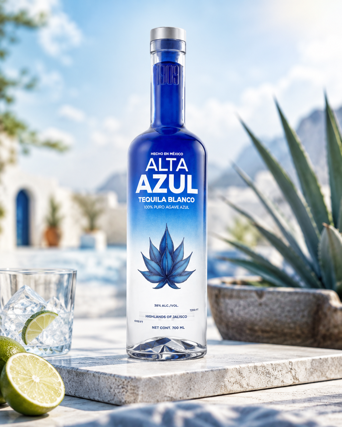 Alta Azul Blanco tequila