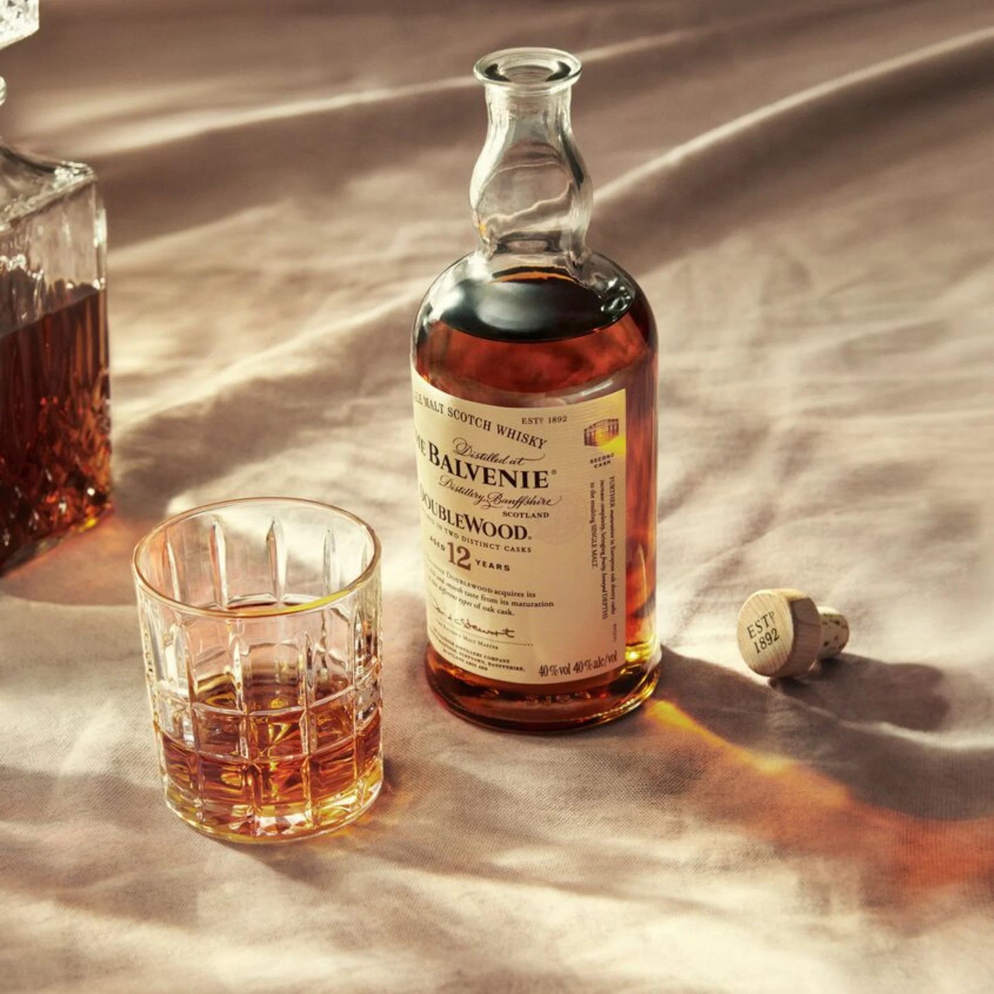 Balvenie 12 ans Double Wood et son verre - 70cl - 40°