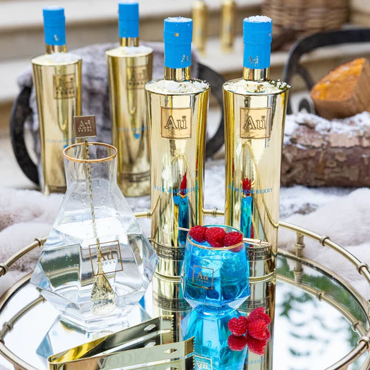 AU Vodka Blue Raspberry - 70cl - 35,2°