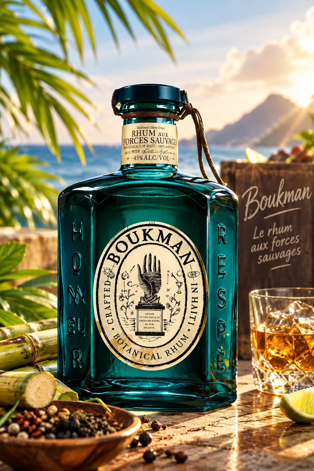 Boukman Botanical Rhum haïtien 45°