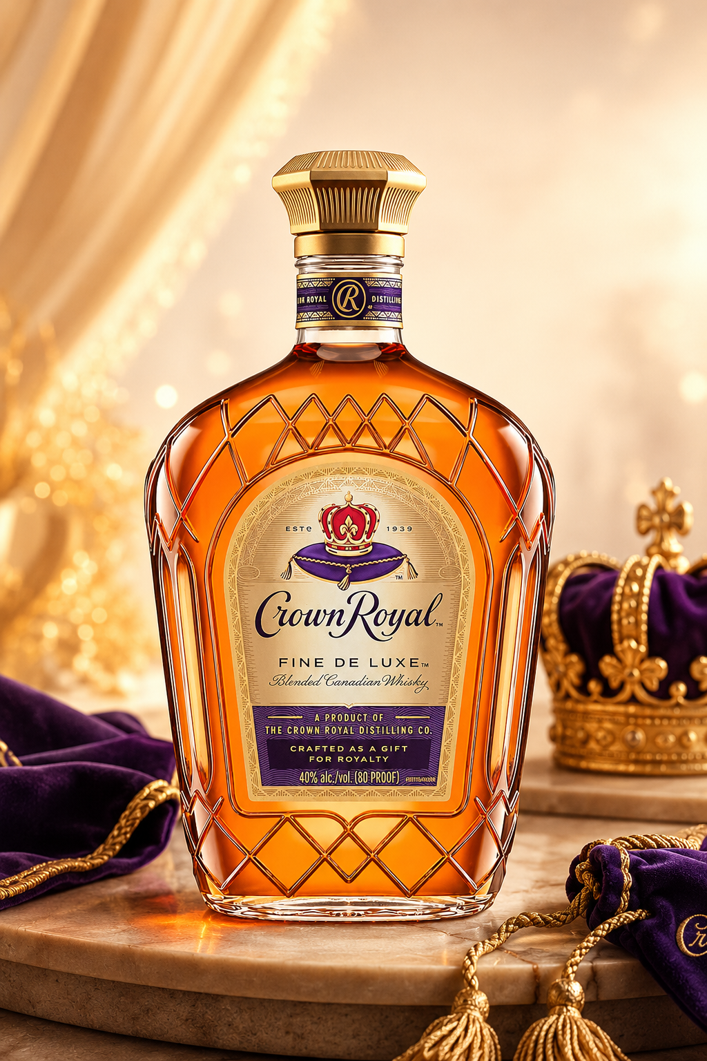 Crown Royal whisky canadien