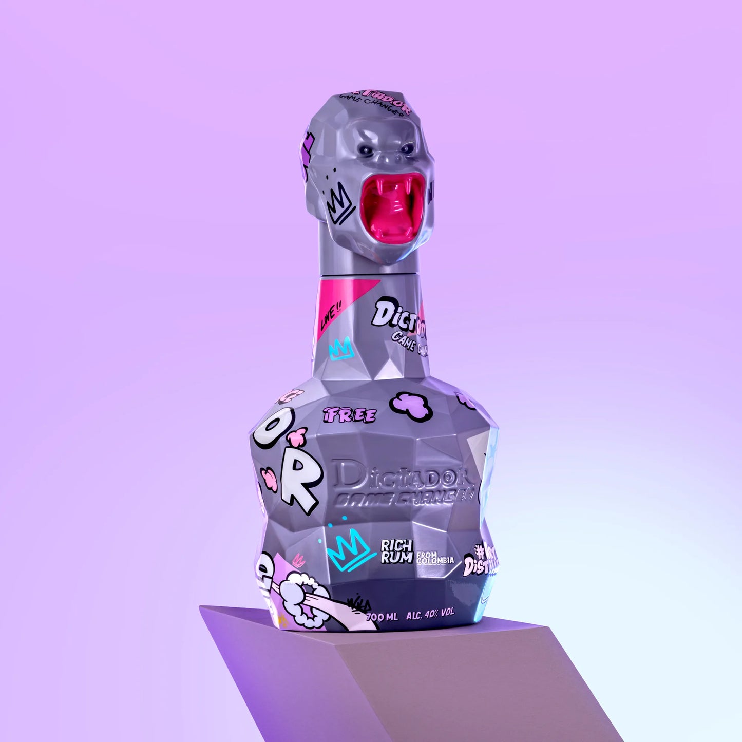 Dictador Game Changer Grey & Pink - 70cl - 40°