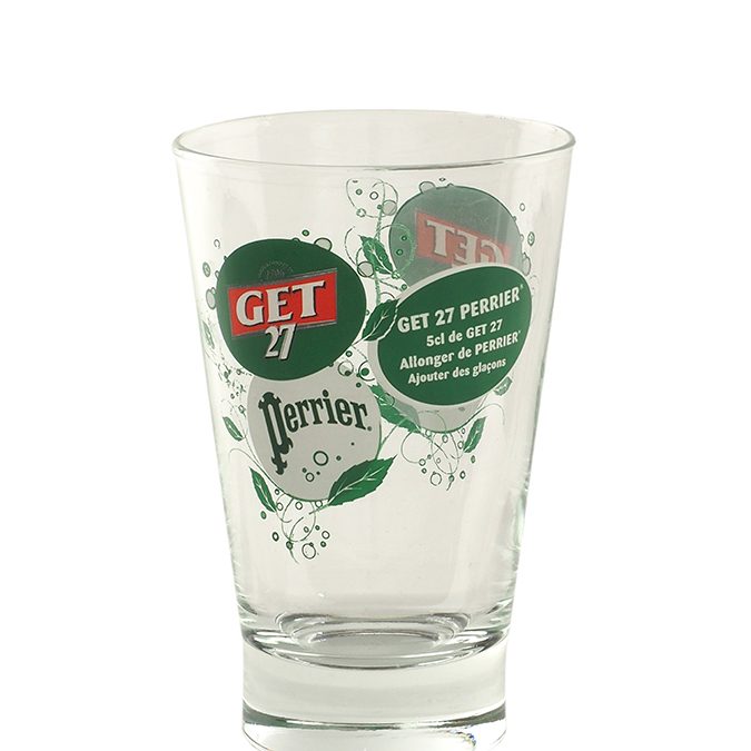 Lot de 6 verres Get 27 Perrier