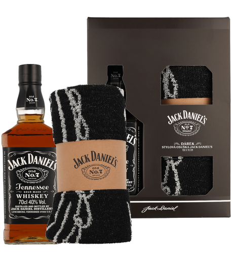 Coffret Jack Daniel's N°7 et sa serviette - 70cl - 40°