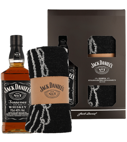 Coffret Jack Daniel's N°7 et sa serviette - 70cl - 40°