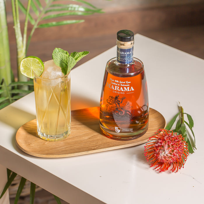 Rhum Marama Origins Indonésie bouteille 70cl rhum exotique fruits tropicaux