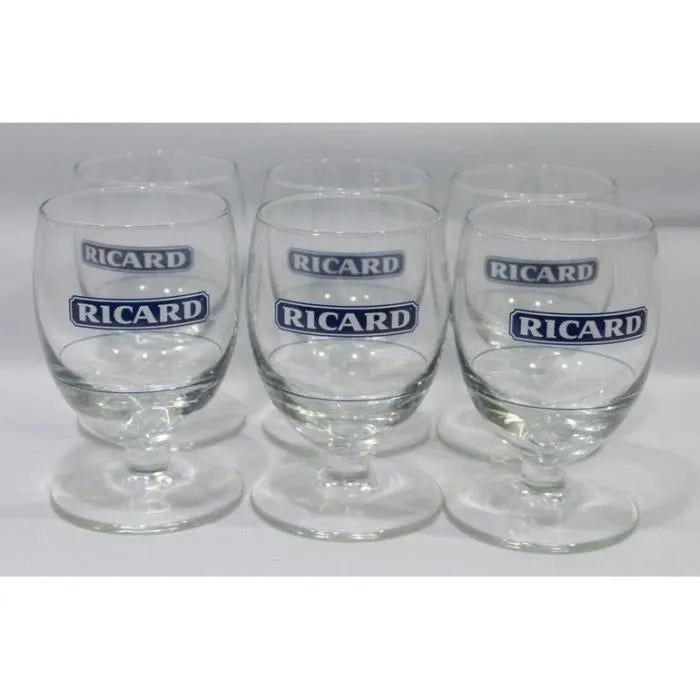 Lot de 6 verres Ricard